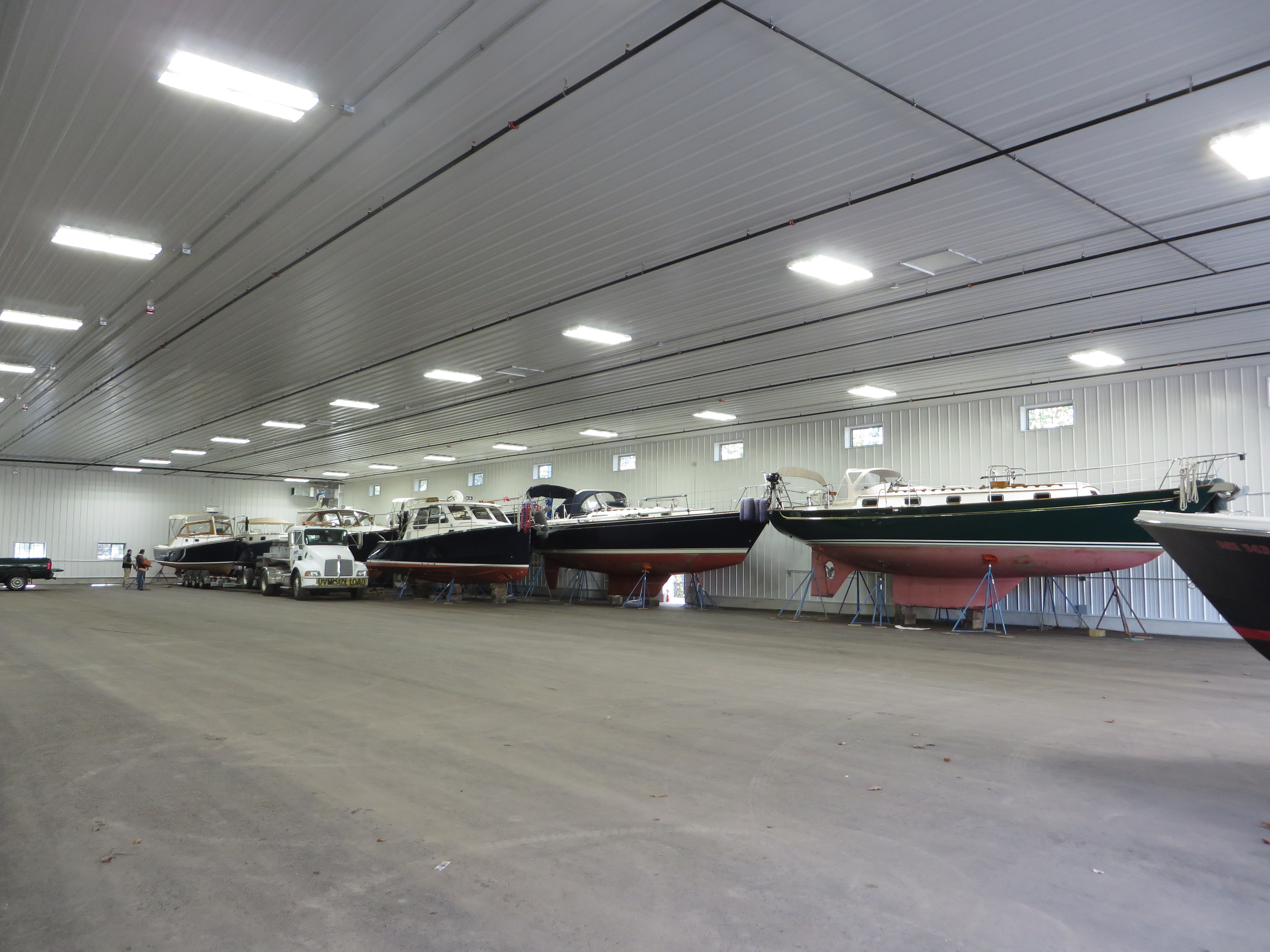 GIBY Expands Indoor Heated Storage Great Island Boat Yard